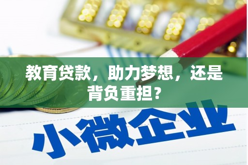 海东教育贷款，助力梦想，还是背负重担？