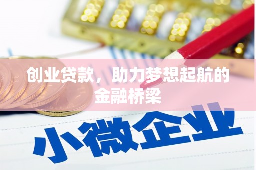 双清创业贷款，助力梦想起航的金融桥梁
