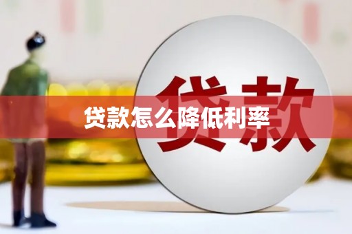 特克斯贷款怎么降低利率