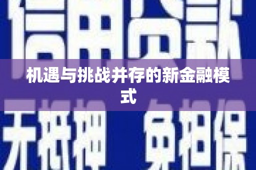 海伦机遇与挑战并存的新金融模式