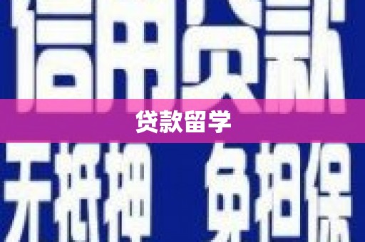 奎文贷款留学
