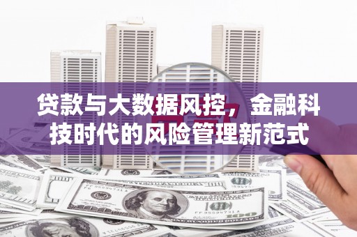 西畴贷款与大数据风控，金融科技时代的风险管理新范式