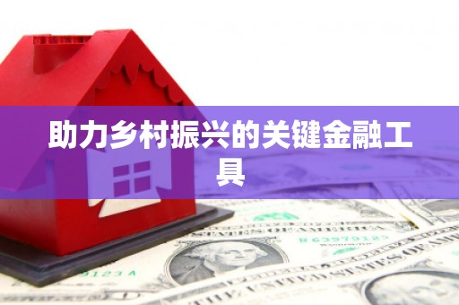 东方助力乡村振兴的关键金融工具