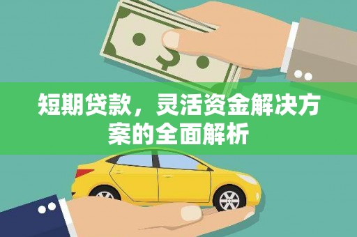 务川短期贷款，灵活资金解决方案的全面解析