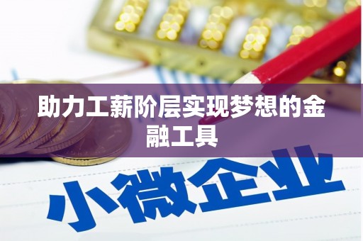 阳山助力工薪阶层实现梦想的金融工具