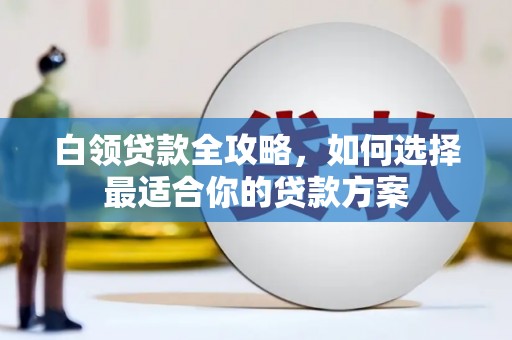南投白领贷款全攻略，如何选择最适合你的贷款方案