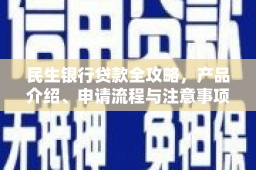 阳春民生银行贷款全攻略，产品介绍、申请流程与注意事项